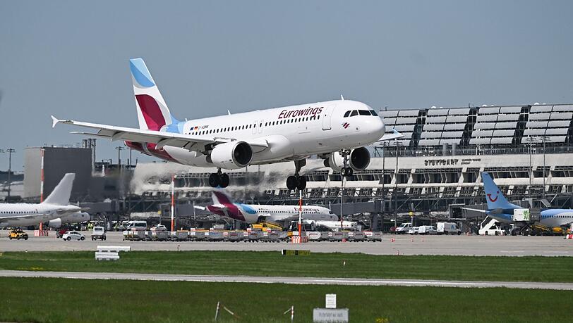 Die Lufthansa-Tochter Eurowings startet von zahlreichen Flugh&auml;fen in Deutschland.