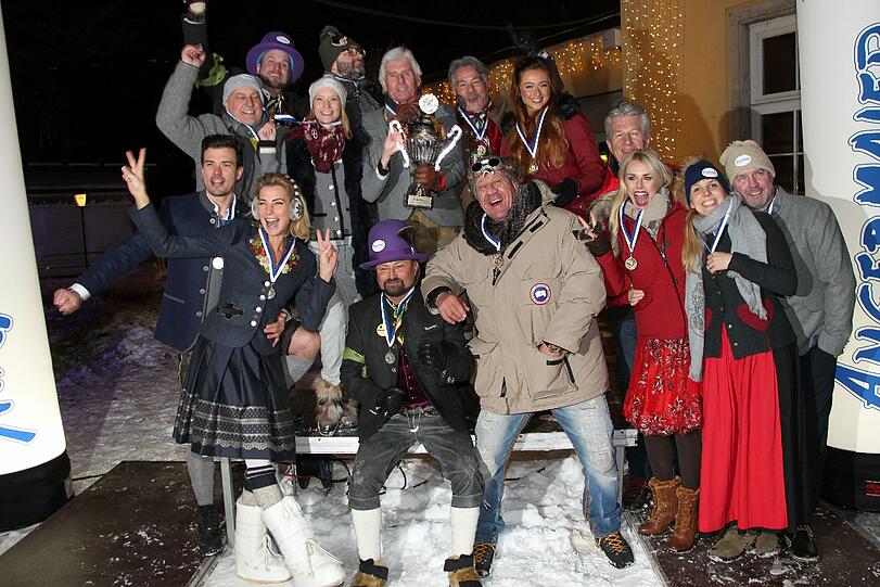So feierten die Münchner Promis die Angermaier-Eisstock-WM 2017