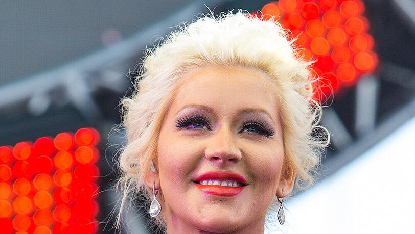 Christina Aguilera bei einem Auftritt bei der "Wango Tango 2014"-Show Christina Aguilera bei einem Auftritt bei der "Wango Tango 2014"-Show