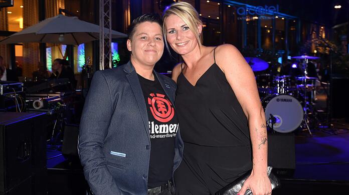 "Let's Dance"-Kandidatin Kerstin Ott mit ihrer Frau Karolina Köppen