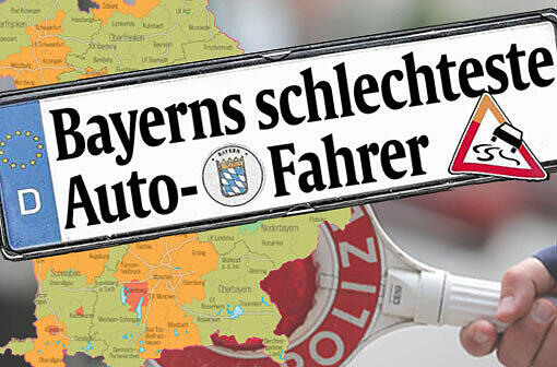Manche Bayern fahren schlechter Auto, manche besser - zumindest laut Statistik. Eine Übersicht über das vermeintliche Können der bayerischen Autofahrer in der Bilderstrecke zum Durchklicken.