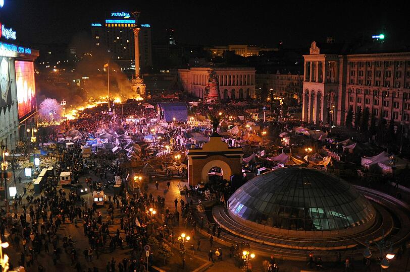 Blut, Feuer, Gewalt: Die Situation in Kiew ist in der Nacht weiter eskaliert. Die Bilder aus der Ukraine.