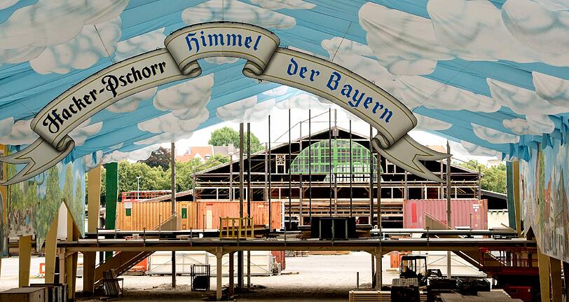 Nichtmal mehr einen Monat warten, dann ist es wieder soweit: Neue Bilder vom Wiesn-Aufbau.