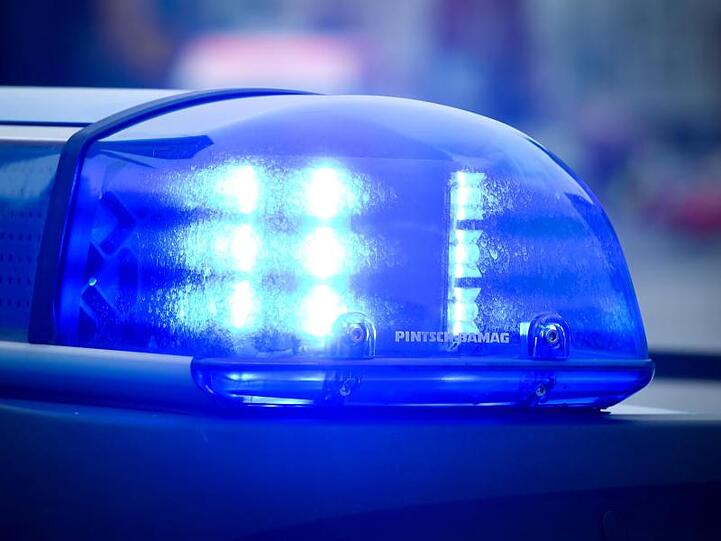 Blaulicht an einem Polizeiauto. Foto: Patrick Pleul/dpa/Archivbild