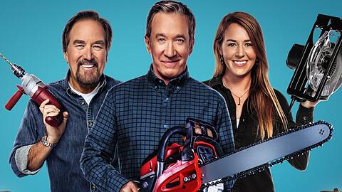 Richard Karn, Tim Allen und April Wilkerson in "Tim Allen - Volle Heimwerker-Power" (v.l.n.r.).