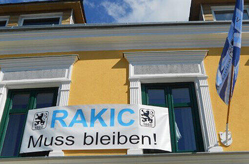 Bei den 1860-Fans hat Stürmer Djordje Rakic nach wie vor Kredit