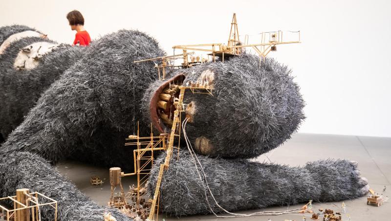 King Kong: Nürnberger Museum zeigt neue Skulptur. Foto: Daniel Karmann King Kong: Nürnberger Museum zeigt neue Skulptur. Foto: Daniel Karmann