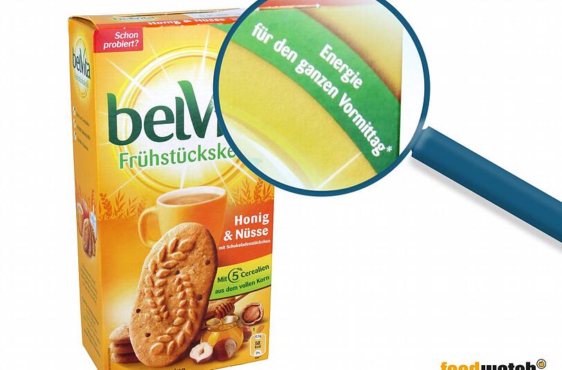 Auch nicht besser als ein normaler Keks: Modeléz belVita Frühstückskeks (Sorte Honig und Nüsse)