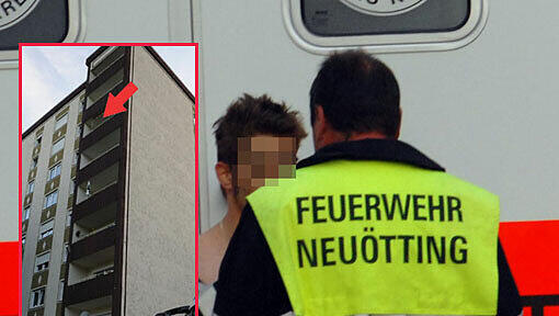 Die Polizei steht vor einem Rätsel: Hat dieser Mann seine Freundin vom Balkon gestoßen? Die Polizei steht vor einem Rätsel: Hat dieser Mann seine Freundin vom Balkon gestoßen?