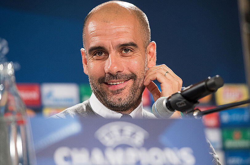 Pep Guardiola ist sich sicher: Am Ende werden die Bayern in der Bundesliga ganz oben stehen.