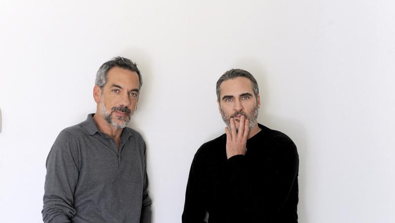 Der Regisseur und sein Hauptdarsteller: Todd Phillips und Joaquin Phoenix. Der Regisseur und sein Hauptdarsteller: Todd Phillips und Joaquin Phoenix.