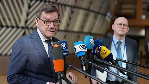 Erwartet Gespr&auml;che in der EVP: Au&szlig;enminister Johann Wadephul.