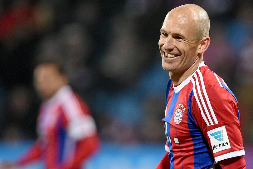 Arjen Robben feierte gegen Bochum seinen 31. Geburtstag.
