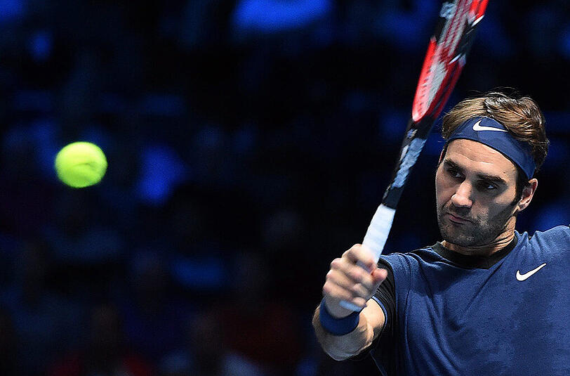Roger Federer spielt in seinem dritten Match gegen Kei Nishikori.