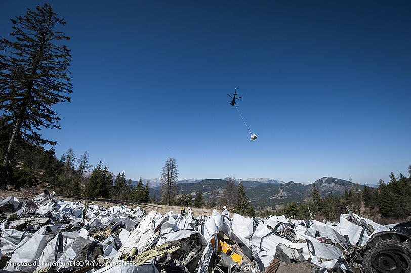 Bilder von der Germanwings-Katastrophe...