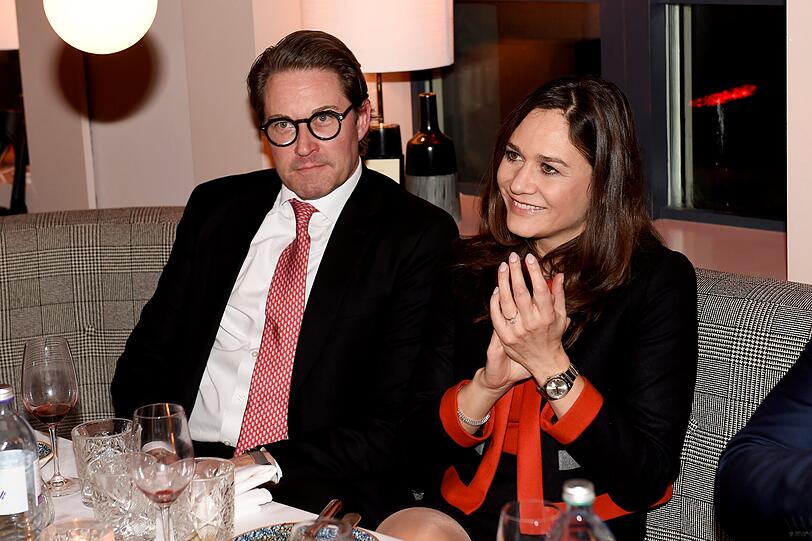 Andreas Scheuer und Frau Julia Reuss