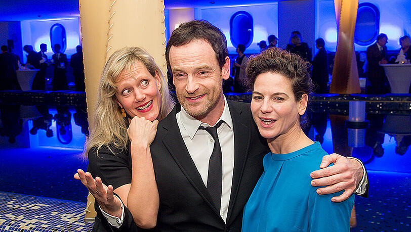 Die Schauspieler Anna Schudt, Jörg Hartmann und Bibiane Begla. Die Schauspieler Anna Schudt, Jörg Hartmann und Bibiane Begla.