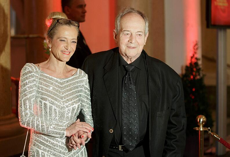 Schauspieler Otto Schenk mit Regisseurin Kathrin Zechner.