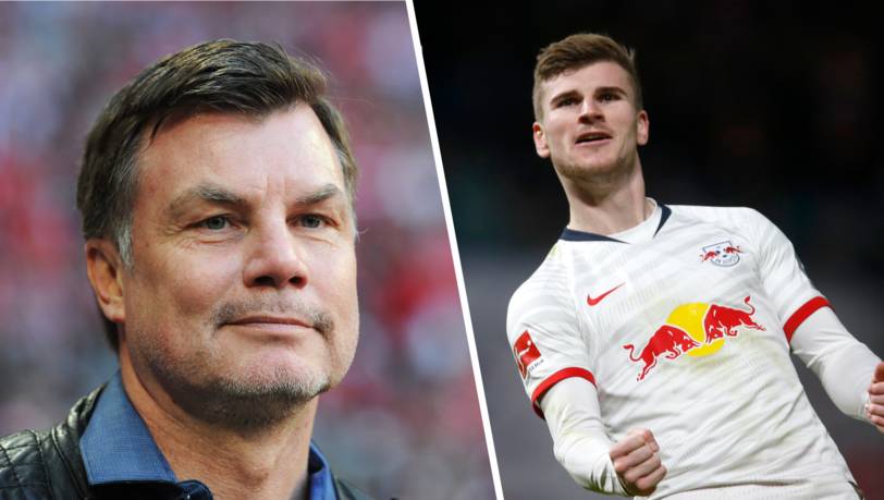 Thomas Helmer (l.) glaubt, dass Timo Werner zum FC Bayern passt Thomas Helmer (l.) glaubt, dass Timo Werner zum FC Bayern passt
