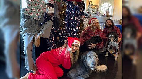 Bei Heidi Klum ist unter dem Christbaum mächtig was los
