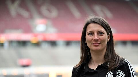 Pfeift das DFB-Pokalfinale am 1. Mai: die Schiedsrichterin Annika Kost vom Verein Holzpfosten Schwerte 05 aus dem Fußballverband Westfalen.
