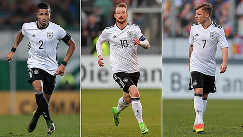 Die nächste deutsche Fußball-Generation brennt auf ihren ersten großen Titel. Bei der U21-EM in Polen wollen Max Meyer, Serge Gnabry und Co. den Titel-Coup von 2009 wiederholen und ihr eigenes Stück Geschichte schreiben. Der DFB-Kader in Bildern...