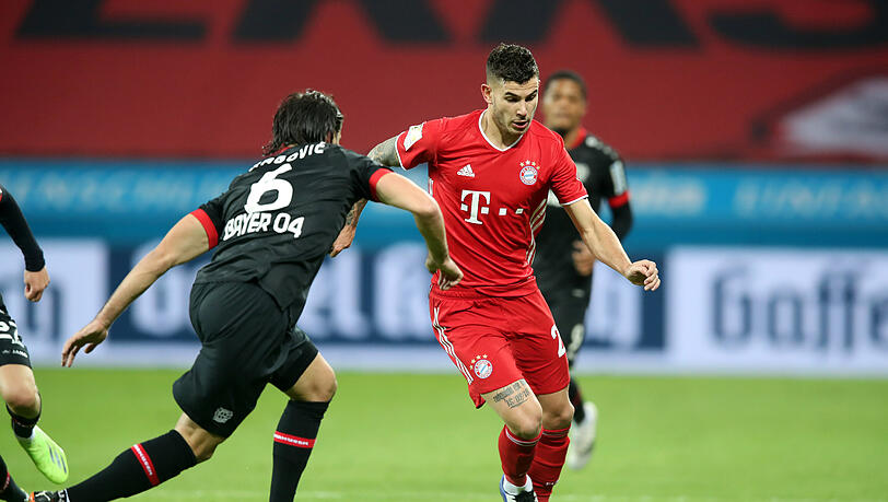 Hansi Flick traut Lucas Hernández die Alaba-Nachfolge zu. Hansi Flick traut Lucas Hernández die Alaba-Nachfolge zu.