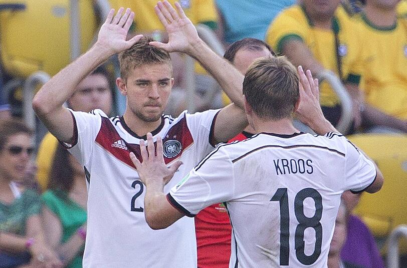 Der Triumph von Rio war für die beiden Mittelfeldspieler ein Karrieresprung: Toni Kroos und Christoph Kramer.