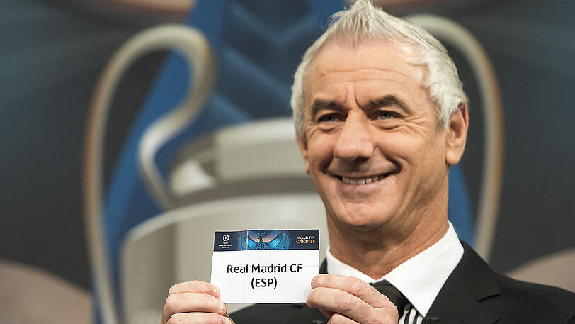 Ex-Liverpool-Profi Ian Rush bescherte dem FC Bayern das Los Real Madrid.