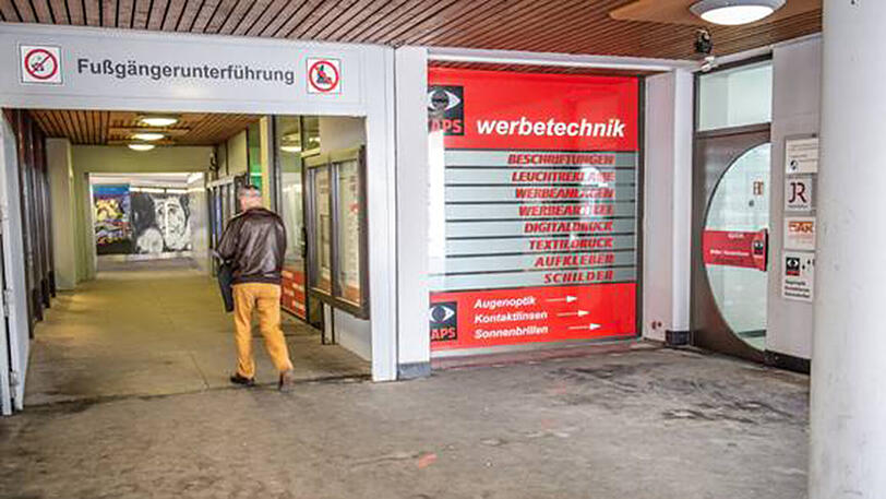 In dieser Fußgängerunterführung kam es zur Schlägerei.
