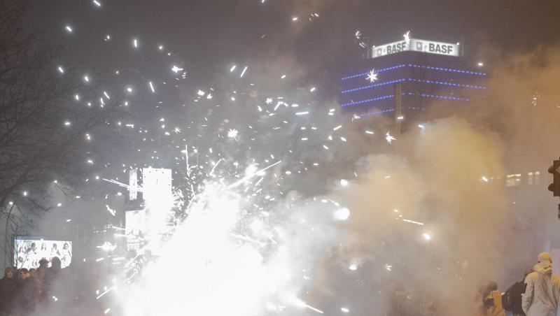 Böller und Silvesterfeuerwerk in Berlin. Böller und Silvesterfeuerwerk in Berlin.