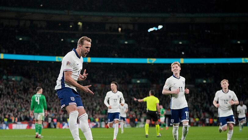Harry Kane führt England zum Sieg gegen Irland.
