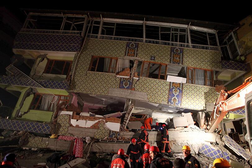 Trümmerfeld: Von diesem Haus ist nicht mehr viel zu retten.