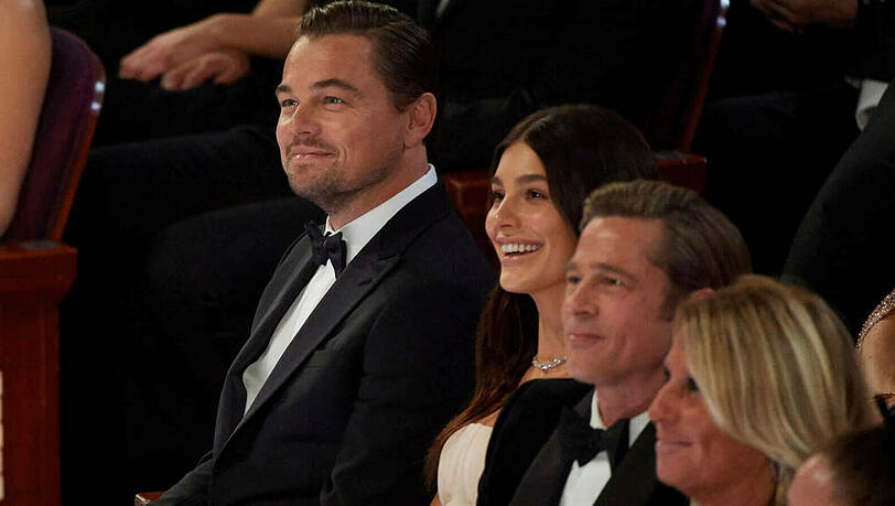 Leonardo DiCaprio (l.) und Camila Morrone bei den Oscars 2020 Leonardo DiCaprio (l.) und Camila Morrone bei den Oscars 2020