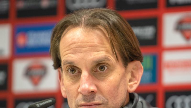Rüdiger Rehm wird auf einer Pressekonferenz als neuer Trainer des FC Ingolstadt vorgestellt.