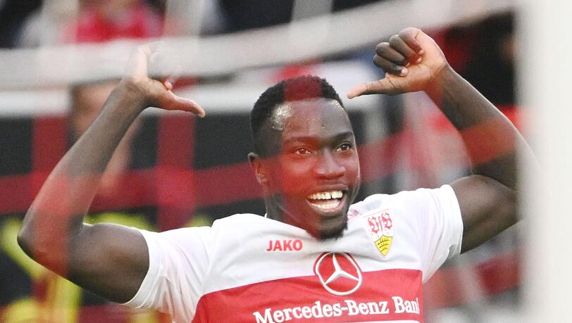 Stuttgarts Silas erzielte zwei Treffer gegen den VfL Bochum.