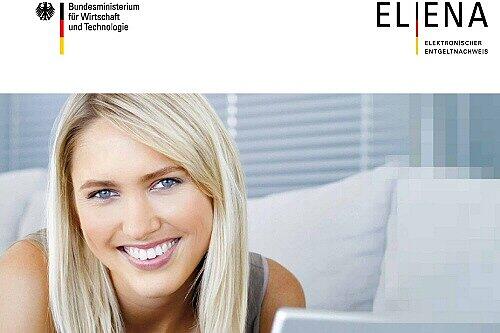Info-Broschüre zu "Elena" des Bundesministeriums