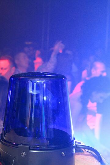 "Club Bizarre Police Academy Sex" im Parkcafé