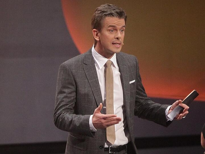 Markus Lanz bei "Wetten, dass..?" im November 2013