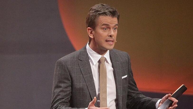 Markus Lanz bei "Wetten, dass..?" im November 2013 Markus Lanz bei "Wetten, dass..?" im November 2013