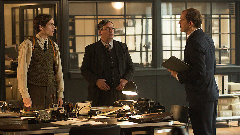 Babylon Berlin: Jänicke (ANTON VON LUCKE), Czerwinski (RÜDIGER KLINK), Böhm (GODEHARD GIESE)