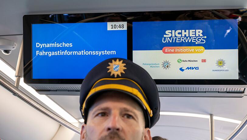 Bahn und Polizei reagieren mit der Informationskampagne im M&uuml;nchner &Ouml;PNV auf ein Gef&uuml;hl der Unsicherheit der Fahrg&auml;ste.