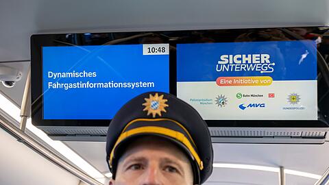 Bahn und Polizei reagieren mit der Informationskampagne auf ein Gef&uuml;hl der Unsicherheit der Fahrg&auml;ste.