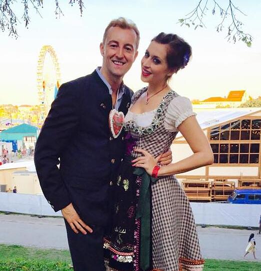 Mario-Max Prinz zu Schaumburg-Lippe mit Verna Kerth.