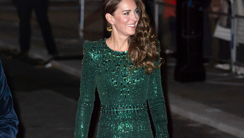Herzogin Kate bei der "Royal Variety Performance" 2021. Herzogin Kate bei der "Royal Variety Performance" 2021.