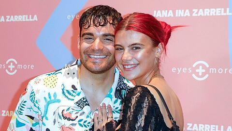 Stefano Zarrella und Romina Palm auf einem Event im vergangenen August.