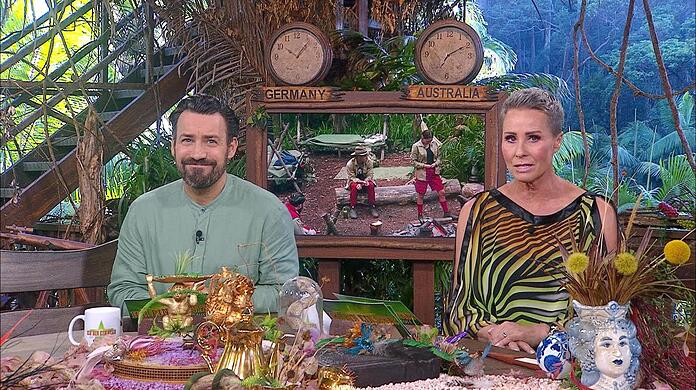 Jan Köppen und Sonja Zietlow moderierten das "Große Wiedersehen" von "Ich bin ein Star – Holt mich hier raus!". Zietlow stichelte gegen Ex-Dschungelcamper.