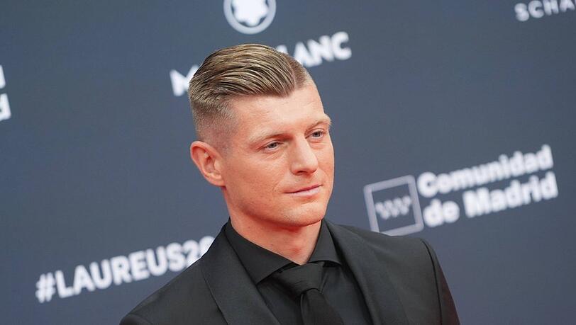 Toni Kroos am Montagabend bei den Laureus Awards in Madrid.