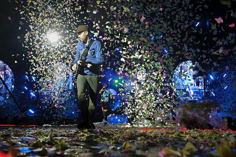 Sehen Sie hier noch mehr Bilder vom Coldplay-Konzert in München.