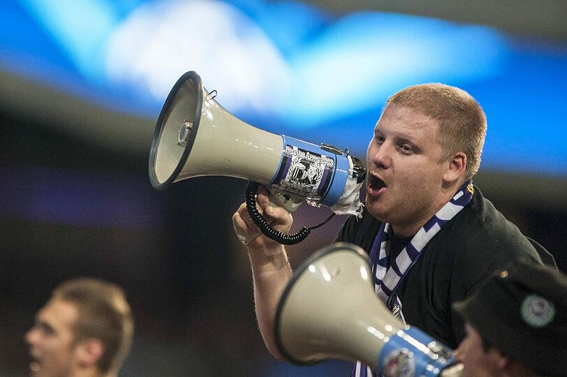 Weitere Bilder aus dem Fan-Block vom Spiel zwischen RSC Anderlecht und Borussia Dortmund